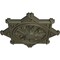 Ekena Millwork Antilles Ceiling Medallion (Fits Canopies up to 6"), Hand-Painted Witch Hazel, 38 1/4"OD x 1 1/2"P CM38ANWHF - alternate 2